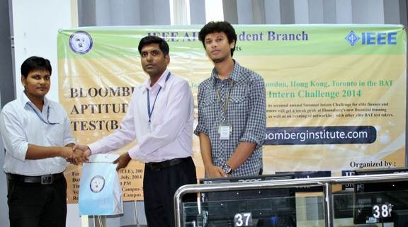 Bloomberg Aptitude Test (BAT) hosted by IEEE AIUB Student Branch