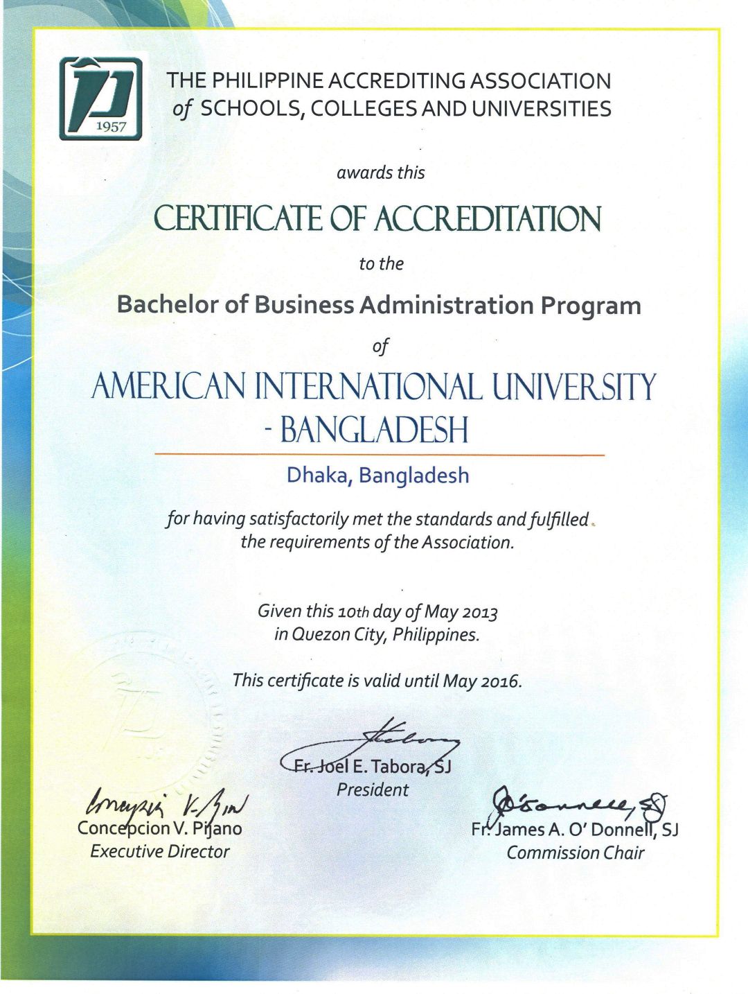 Level-1-for-BBA-(PAASCU)