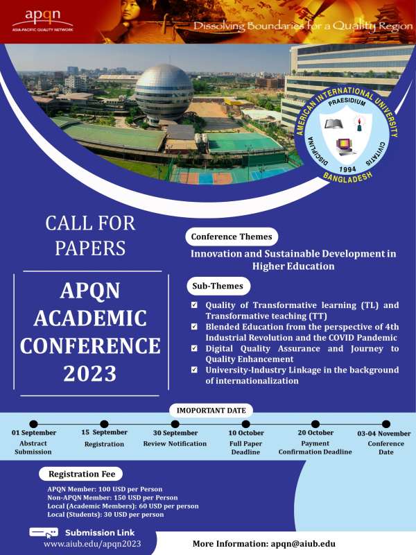  APQN Academic Conference (AAC) 2023