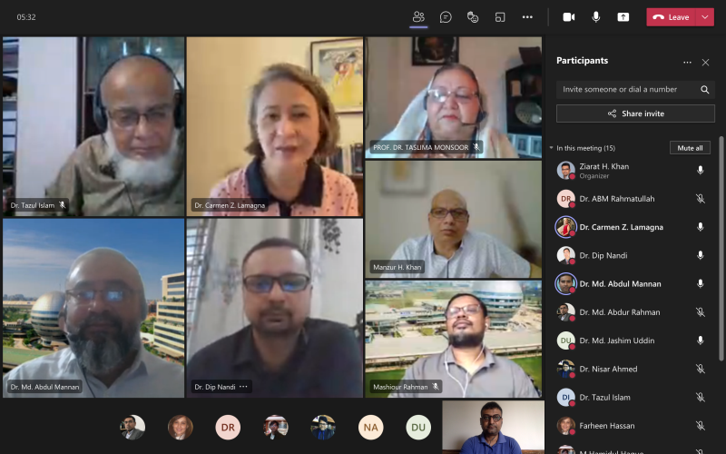 117th Academic Council Meeting of American International University-Bangladesh (AIUB) held virtually