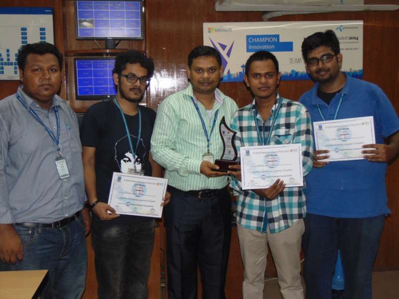 AIUB Champion of DUITS NOESIS Quiz Contest at DUITS National Campus IT Fest