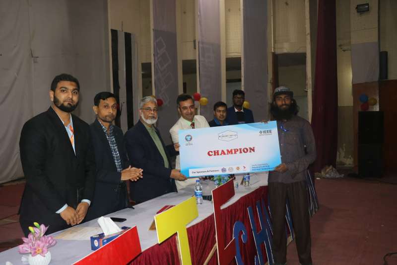 EEE Student of AIUB is the Champion in LFR Segment of ETECHNOVATION 2K22