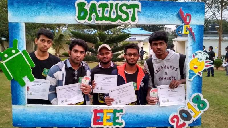EEE Students Awarded in Inter-University Competitions 2018