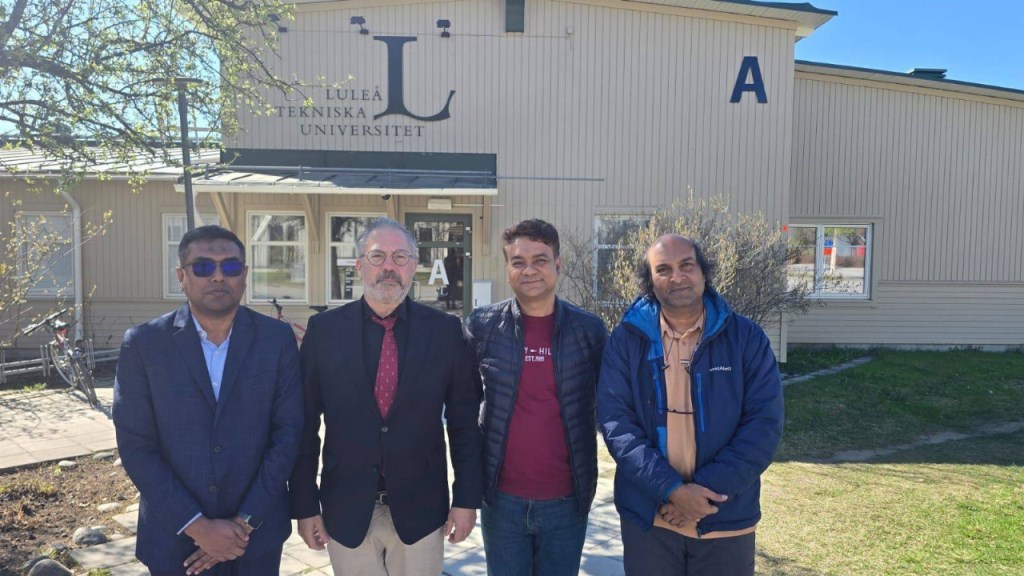 AIUB and Jahangirnagar University Visit Luleå University of Technology in Skellefteå to Establish Strategic International Research Partnership