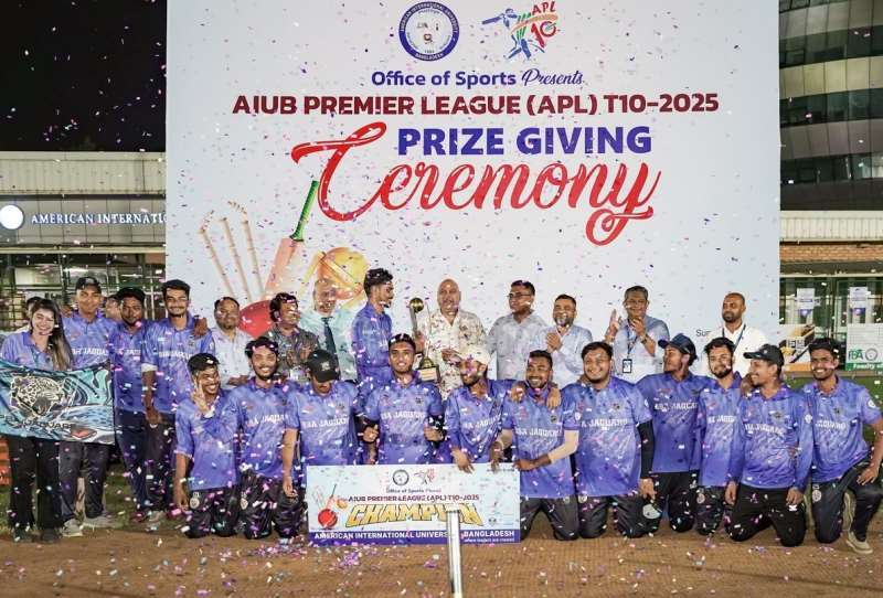 BBA Jaguars – Champion of the AIUB Premier League (APL) T10–2025