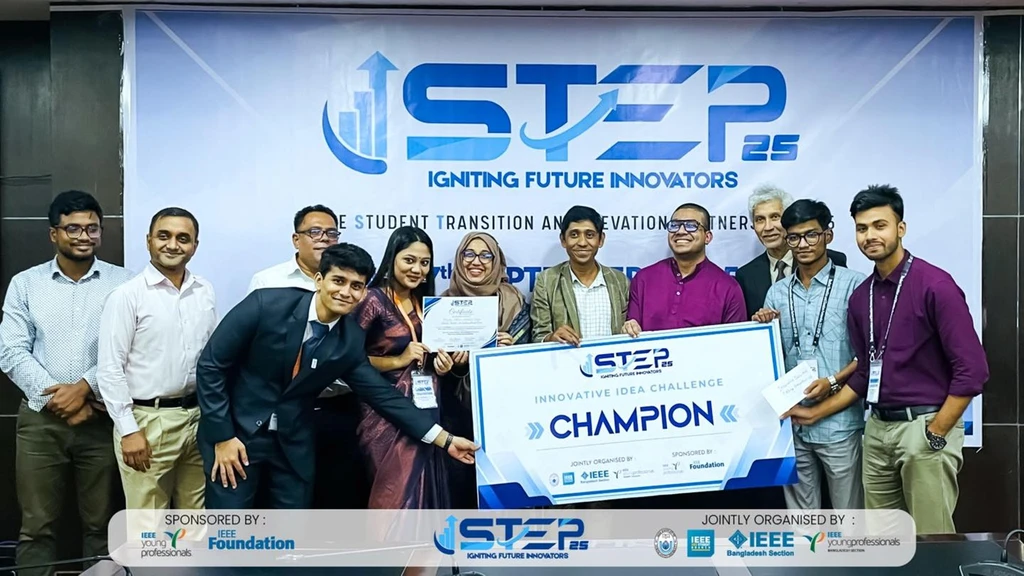 AIUB FE Students’ Achievement at IEEE STEP 2025