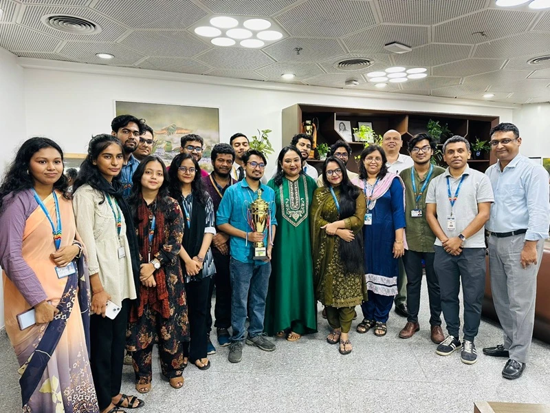 AIUB Oratory Club Shines Nationally: AOC Starch as Novice Champions at BUP IV 2025