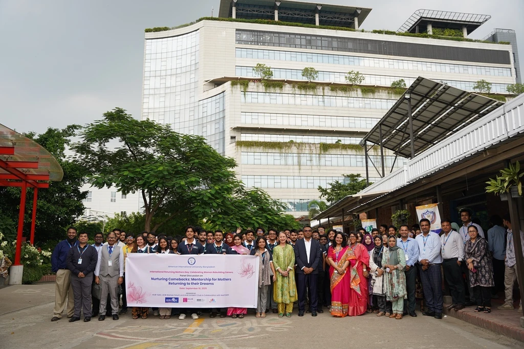 Celebration of the first ever “International Returning Mothers Day: Celebrating Women Rebuilding Careers” at AIUB