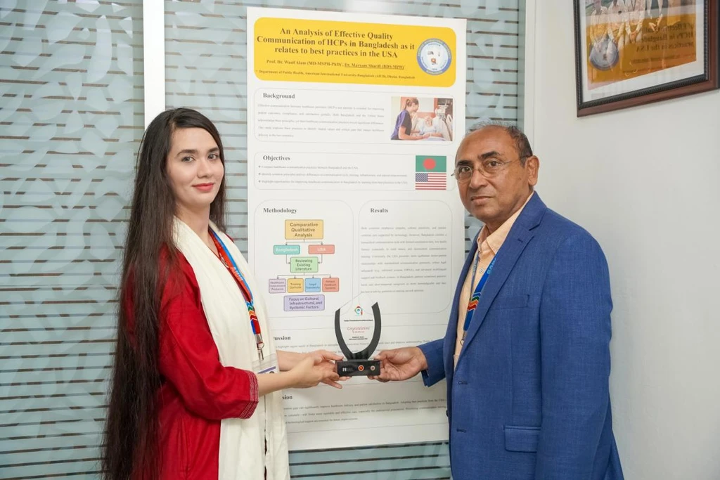 AIUB’s MPH Students Shine at Leading Academic Conferences