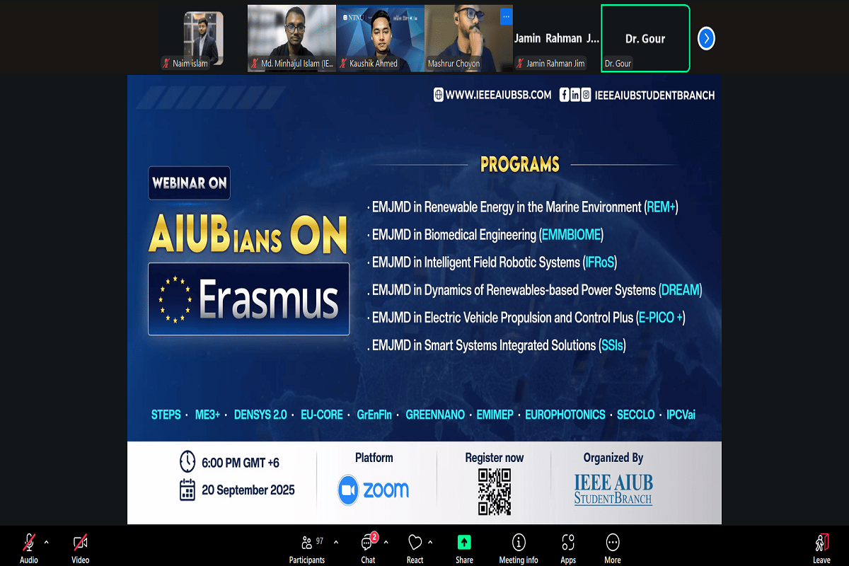 Seminar on “AIUBians on Erasmus”