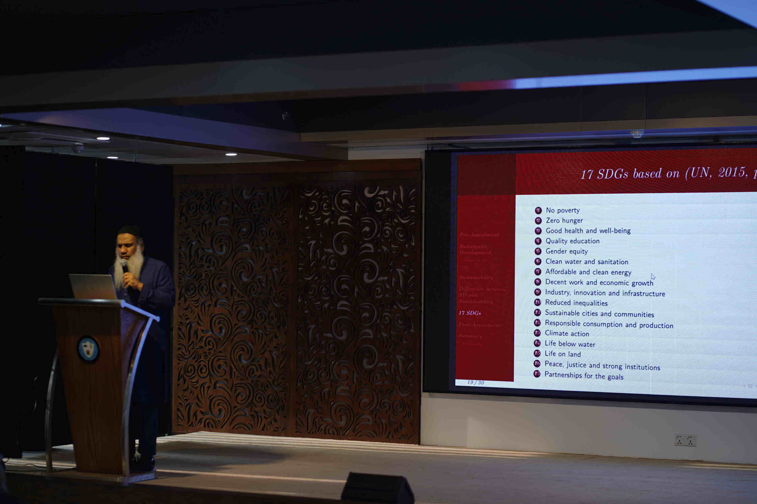 IEOM AIUB Student Chapter Hosts Seminar on Sustainability and SDGs