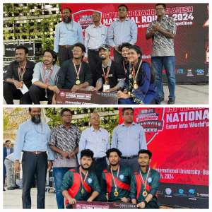 AIUB Teams are Champions and Runners-up in two segments at the Technoxian Bangladesh National Round 2024