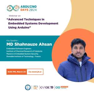 Webinar on  “Advanced Techniques in Embedded Systems Development Using Arduino”